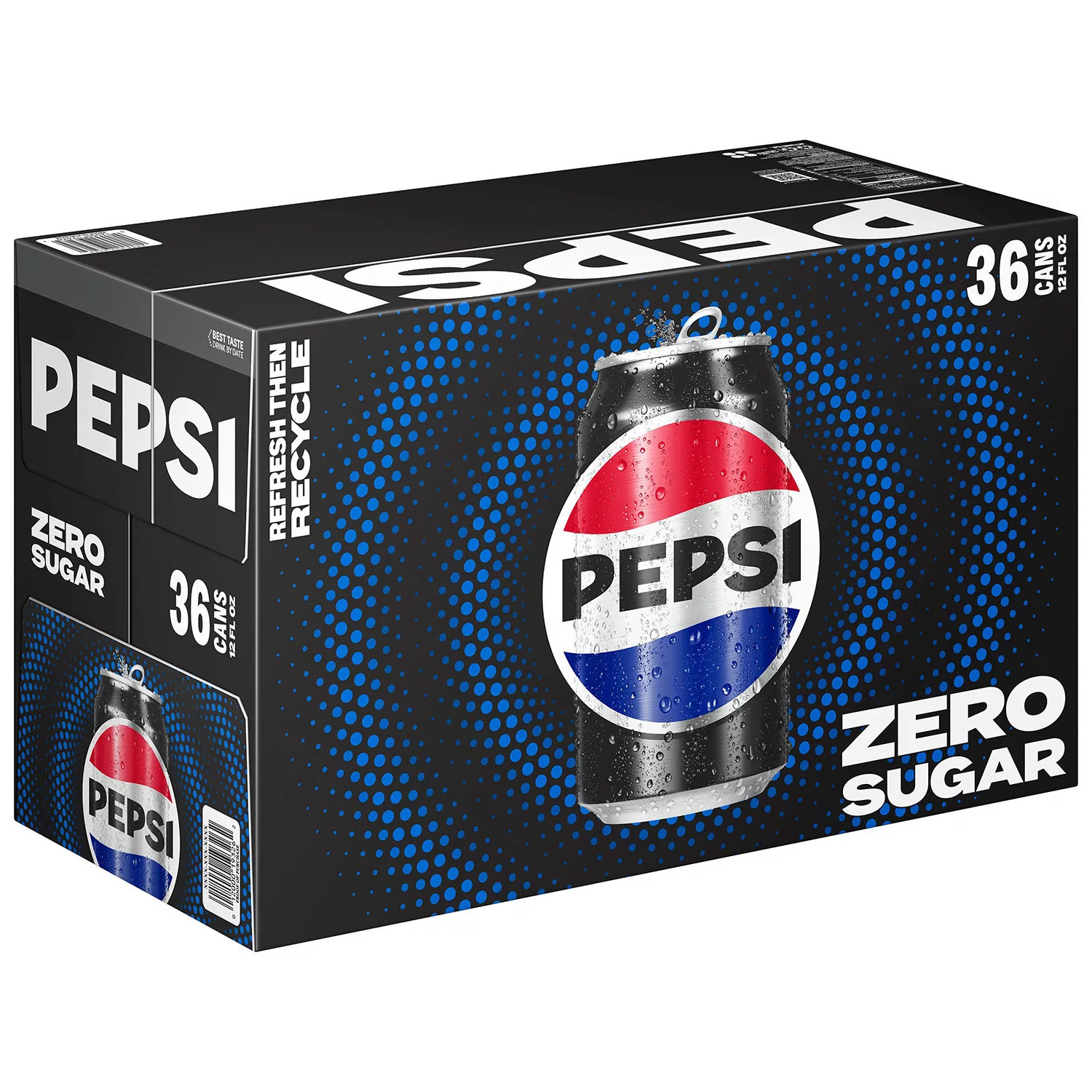 Pepsi Zero Sugar, 12 fl. oz., 36 pk. | Sam's Club