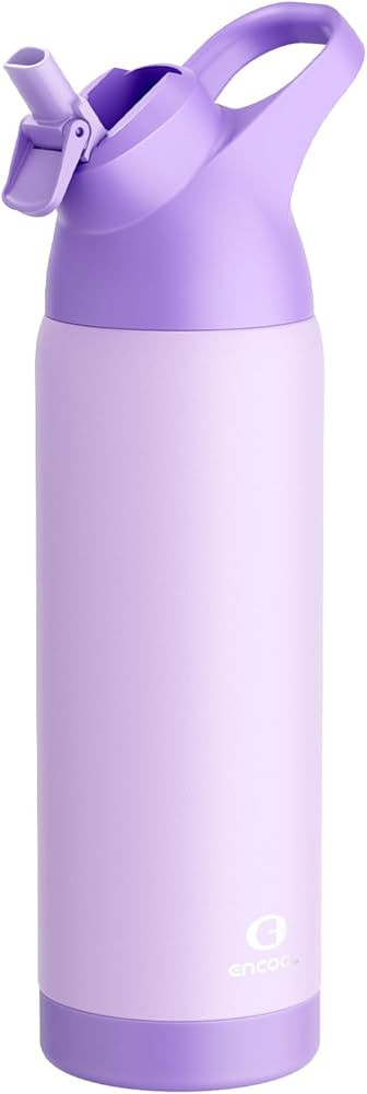 Insulated Stainless Steel Water Bottle with Straw and Carry Loop, Double Wall Cold for 36 Hours, ... | Amazon (US)