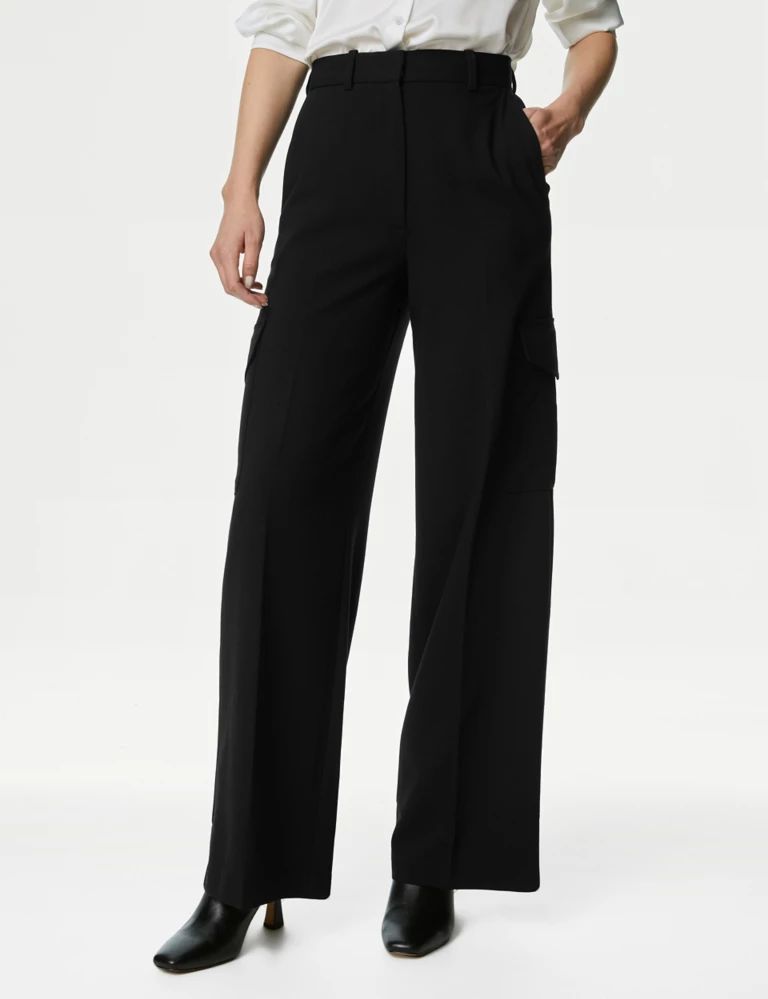 Cargo Wide Leg Trousers | Marks and Spencer CA