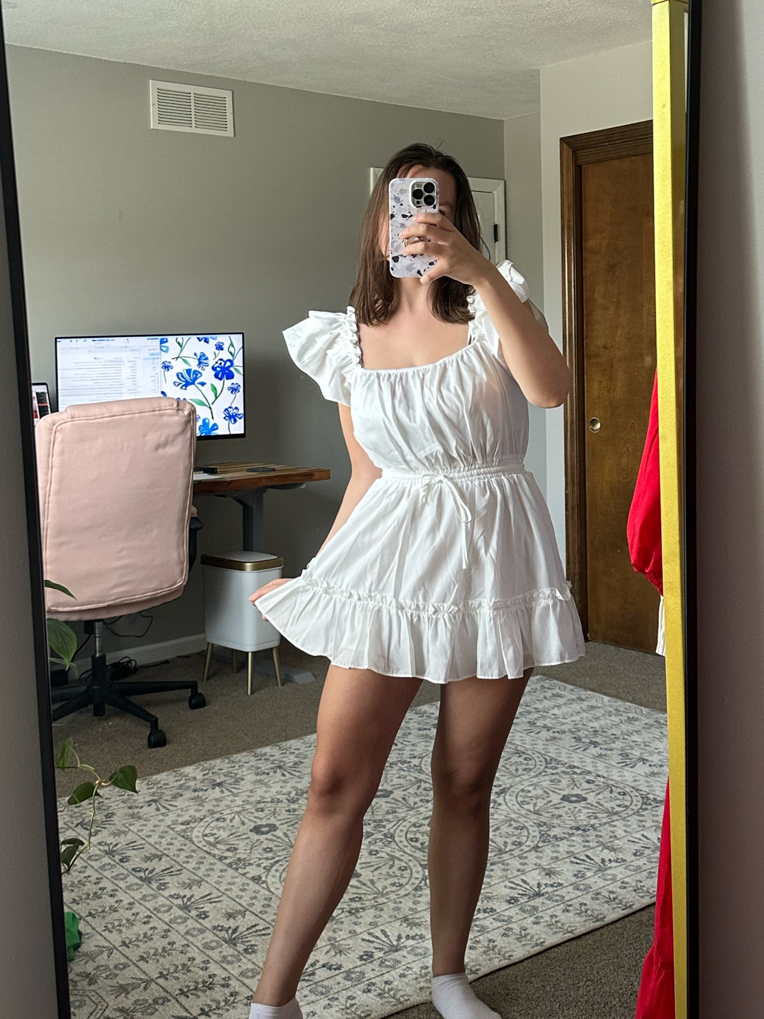 White romper dress that is perfect for spring and summer 2023!

Cute white dress with built in shorts - go about your days without worrying about wind or anything else in this adorable romper dress form ivy and Leo 🤍

#LTKstyletip #LTKFind #LTKSeasonal