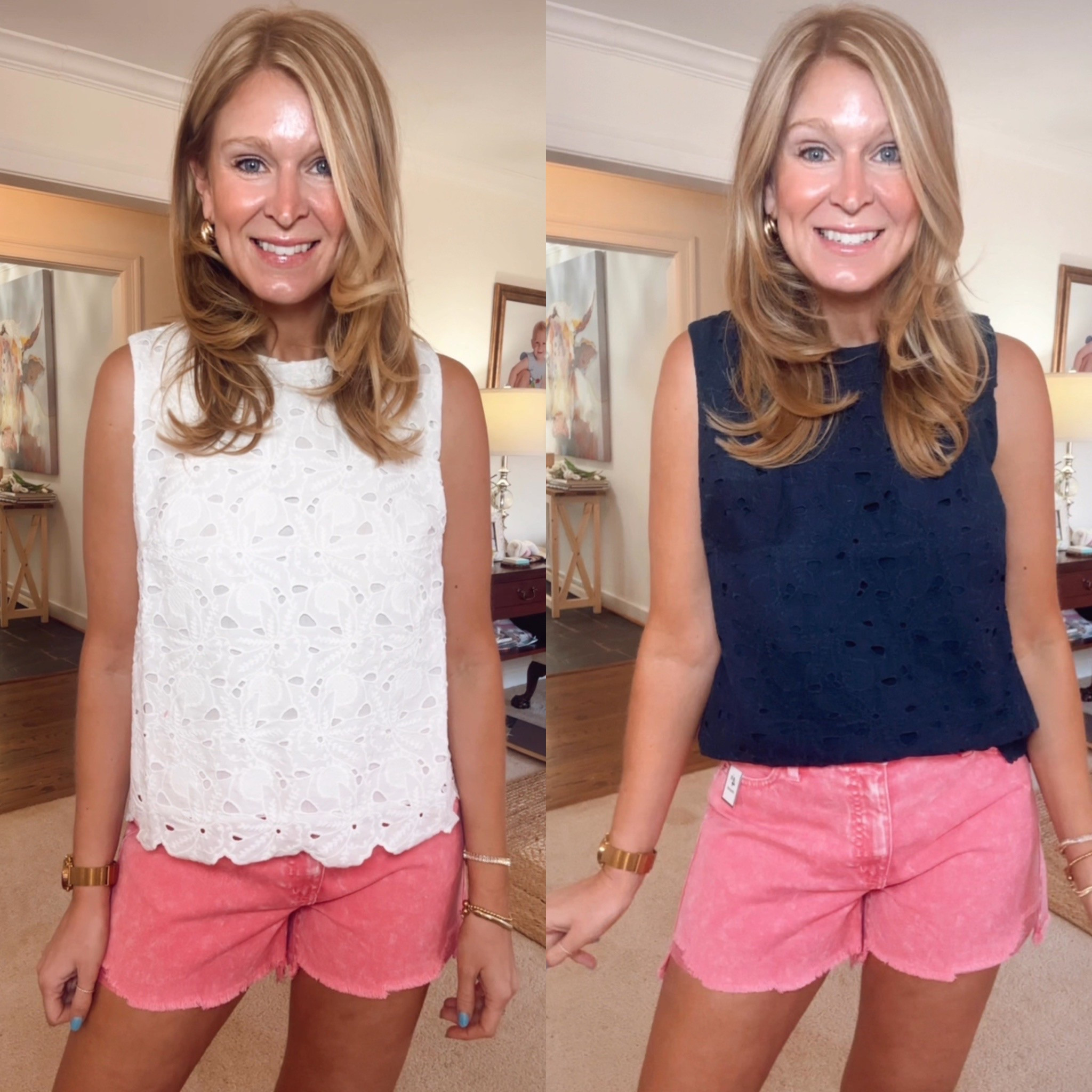 New tops from Walmart! All under $20 but look boutique style! In a M. 
This eyelet tank is only $18!


#LTKStyleTip #LTKFindsUnder50 #LTKSeasonal