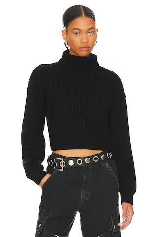 superdown Madison Turtleneck Sweater in Black from Revolve.com | Revolve Clothing (Global)