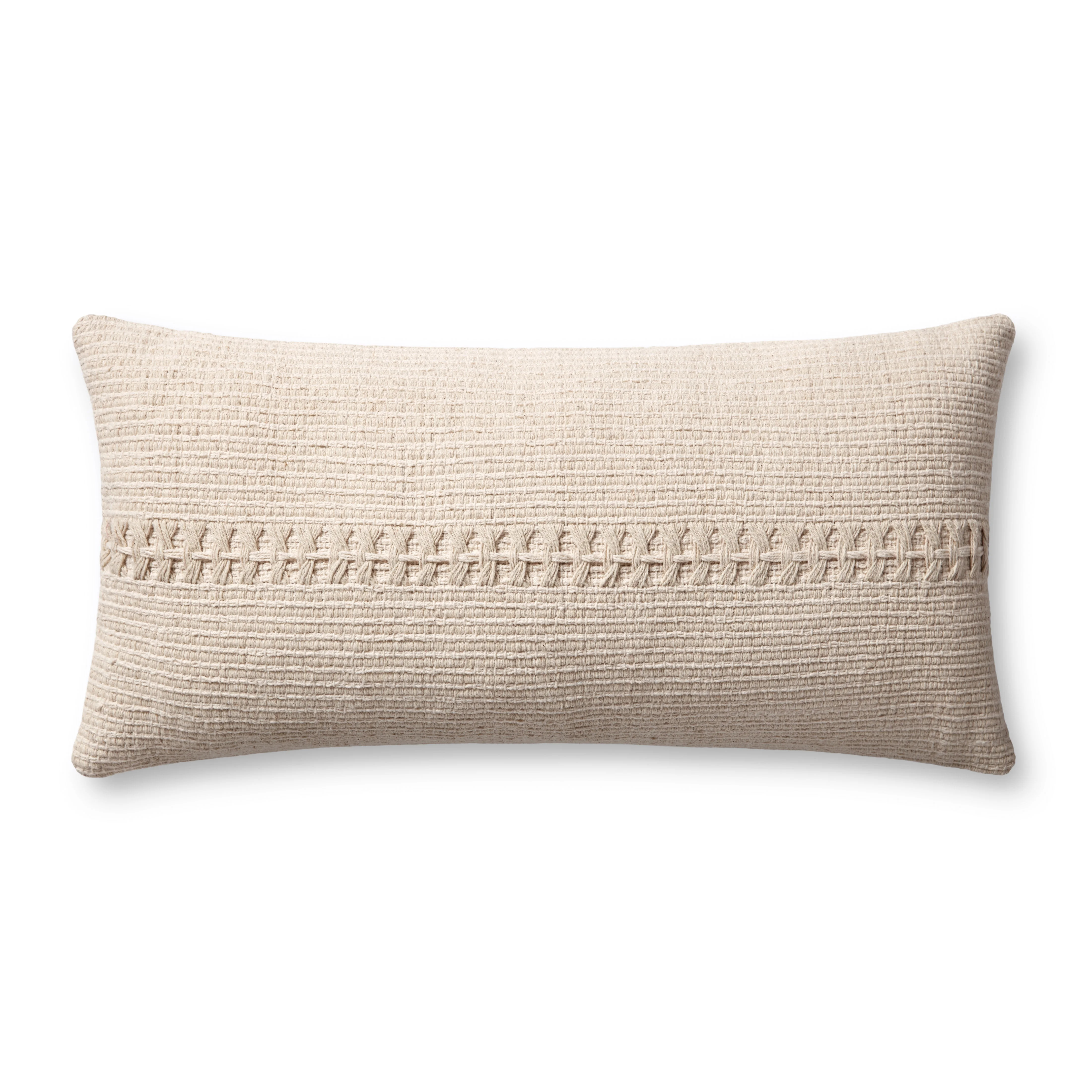 Chris Loves Julia x Loloi Harvey Ivory 12'' x 27'' Decorative Pillow | Walmart (US)