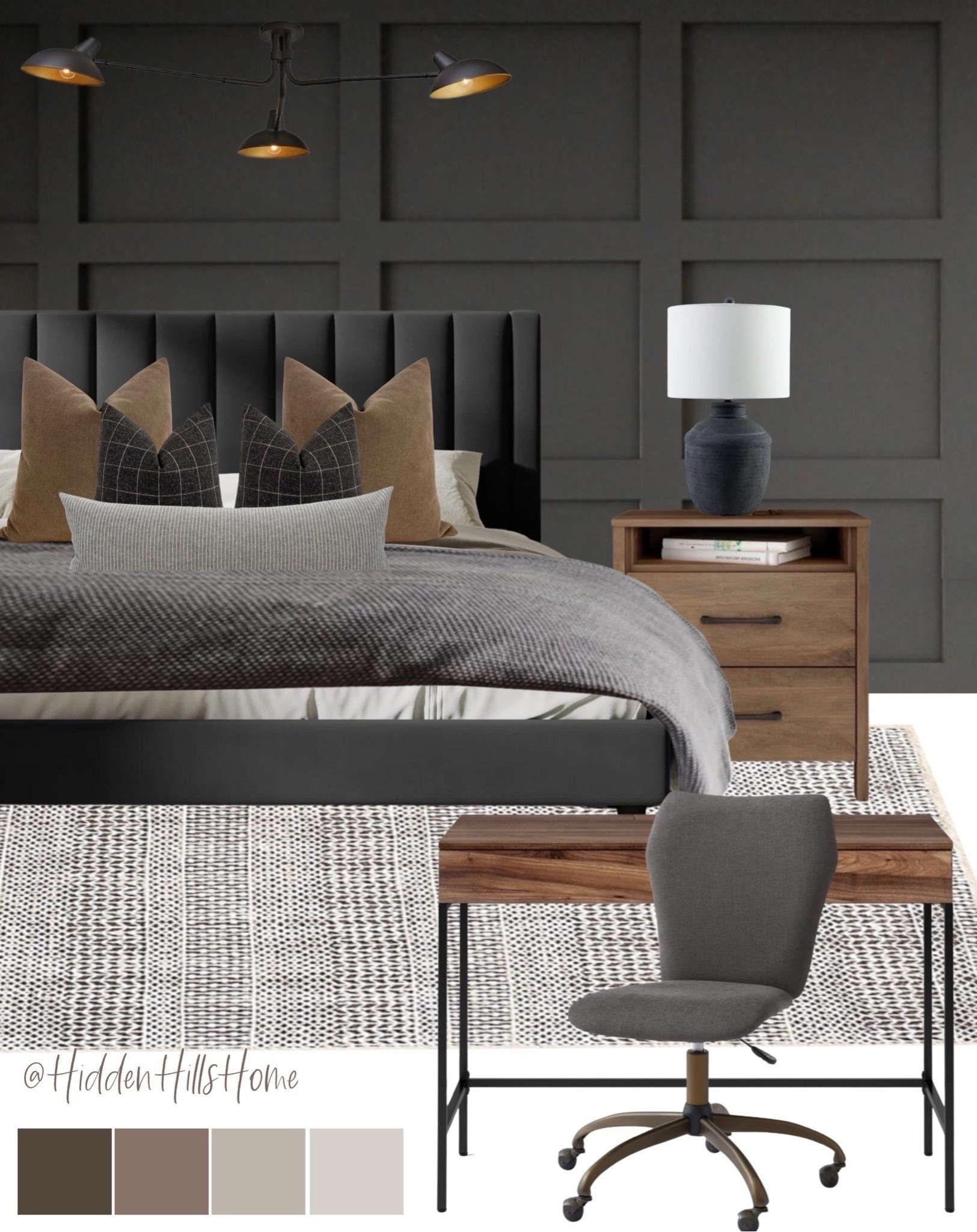 Teen boys bedroom, boys room decor, teen bedroom mood board, masculine bedroom decor, black accent wall #teenroom #boysbedroom

#LTKHome #LTKSaleAlert #LTKKids
