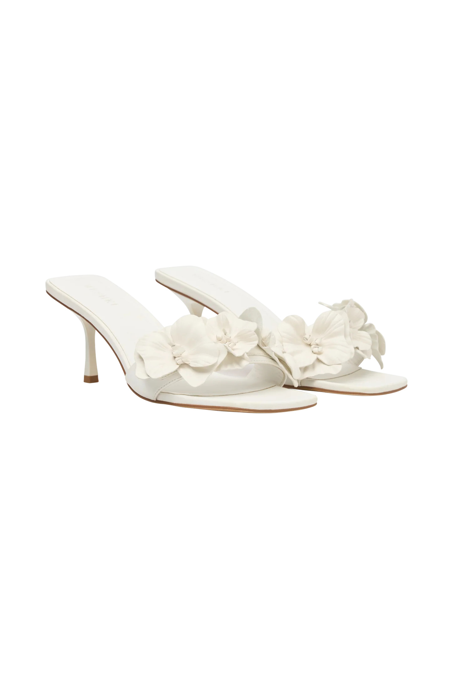 Melissa Floral Heels - Ivory | MESHKI US