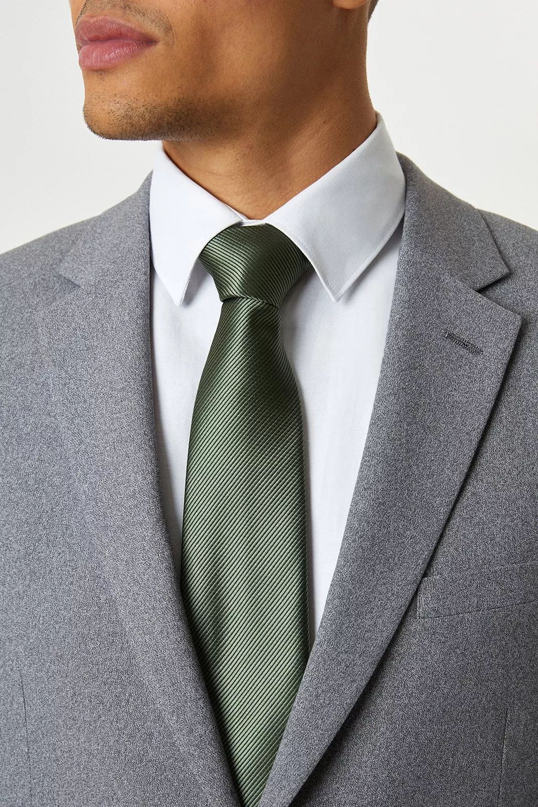 Buy Regular Khaki Twill Tie for GBP 18.00 | Burton UK | Burton UK