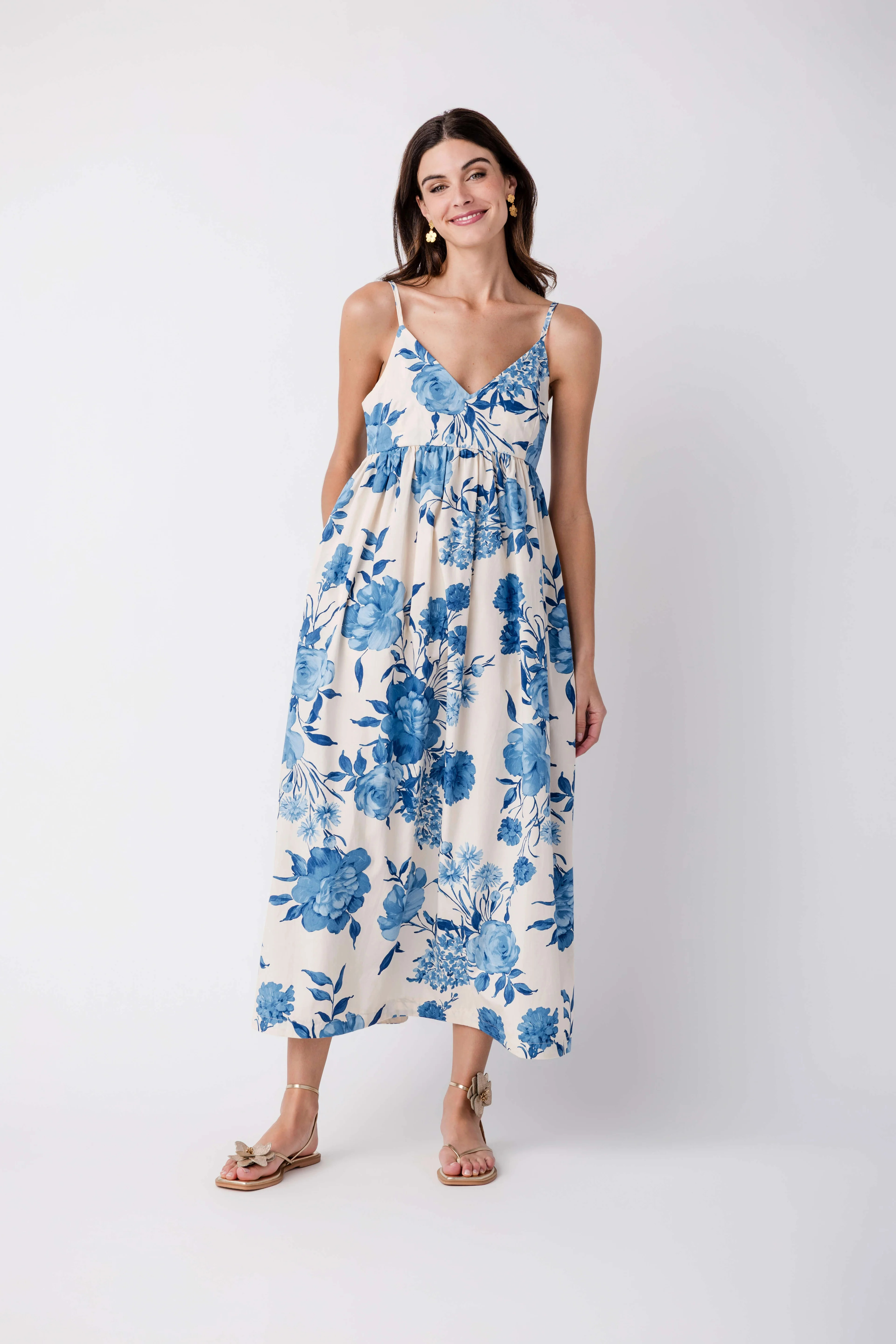 Olivaceous Hallie Floral Maxi Dress | Social Threads