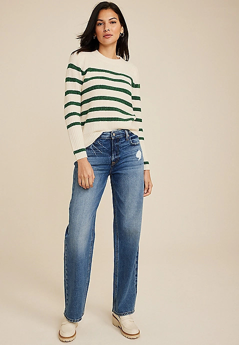 Summit Striped Sweater | Maurices
