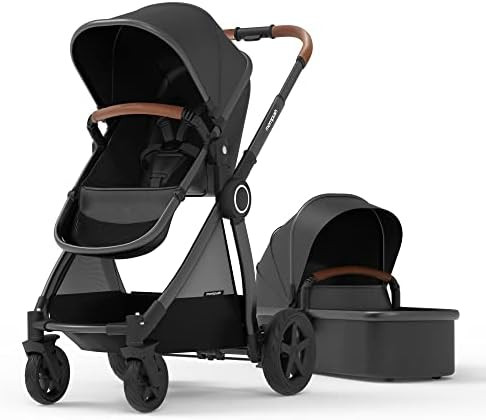 Mompush Ultimate2 Baby Stroller with Removable Bassinet - Full-Size Baby Strollers for Comfortabl... | Amazon (US)