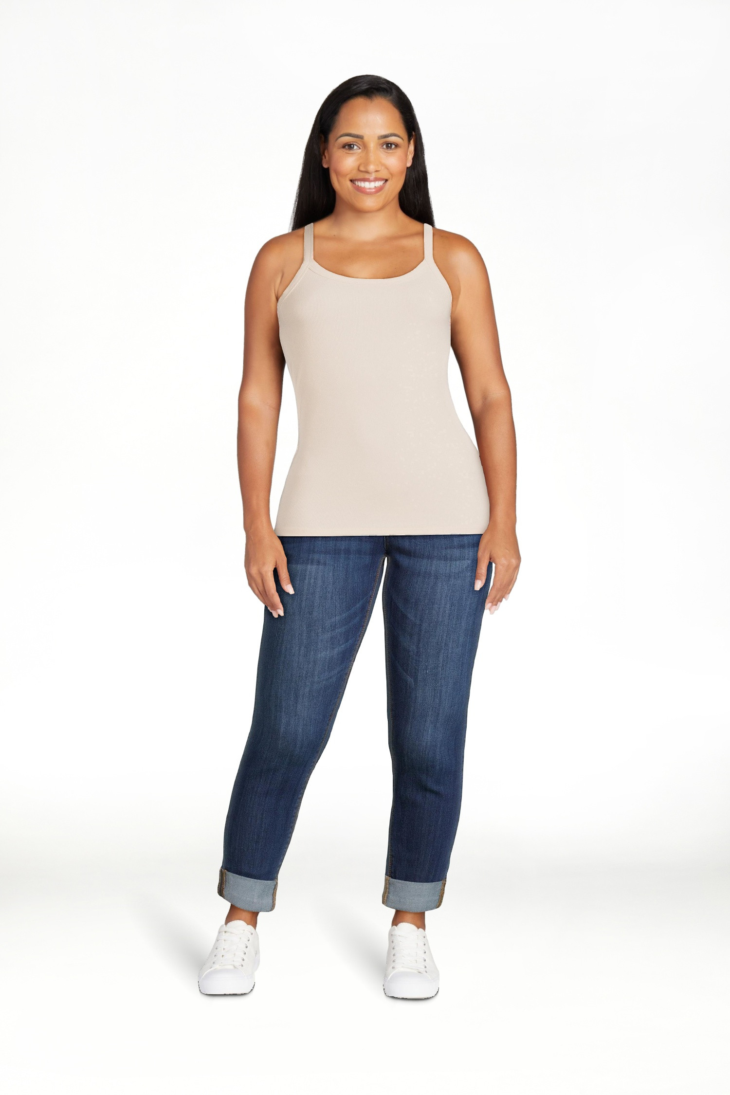 No Boundaries Juniors Rib Cami | Walmart (US)