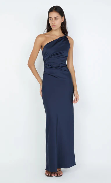 LUNETTA ASYM DRESS - INK | Bec & Bridge (Global)