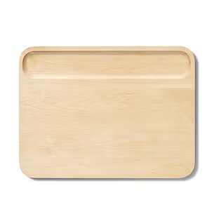 Caraway Home Large Birch Wood Board Wood | The Container Store