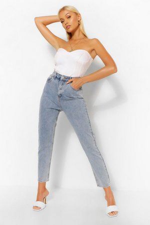 Denim Mom Jeans | Boohoo.com (UK & IE)