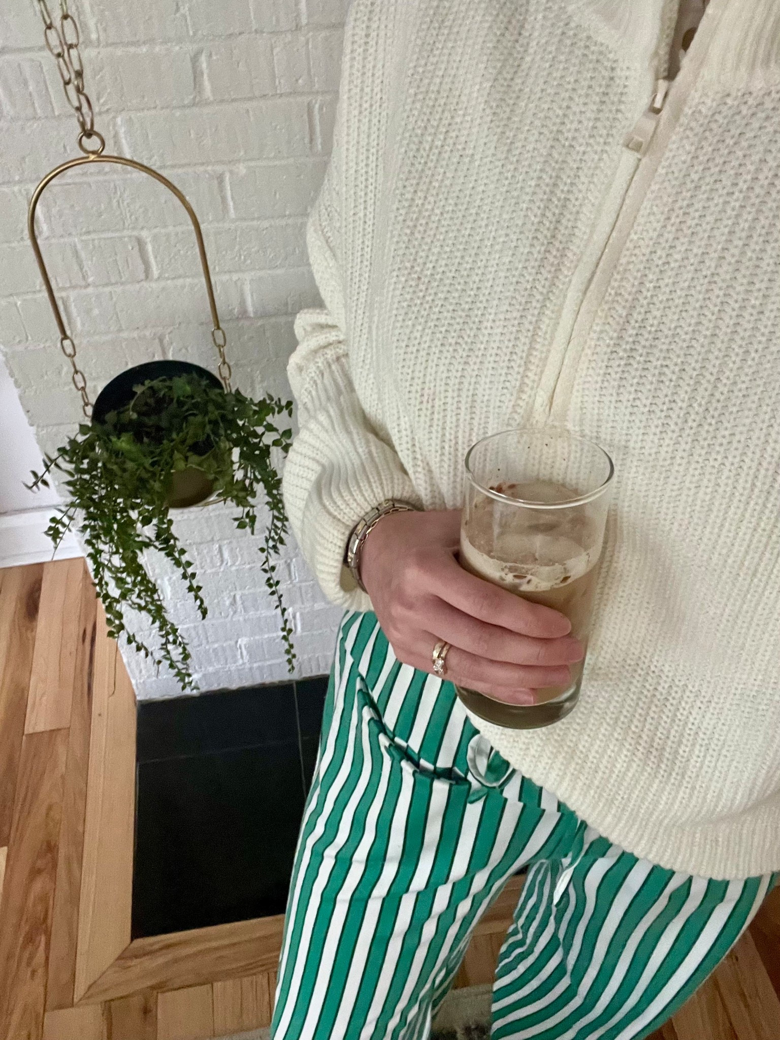 Work from home lounge outfit with an iced latte ☕️

#LTKSeasonal #LTKFindsUnder50