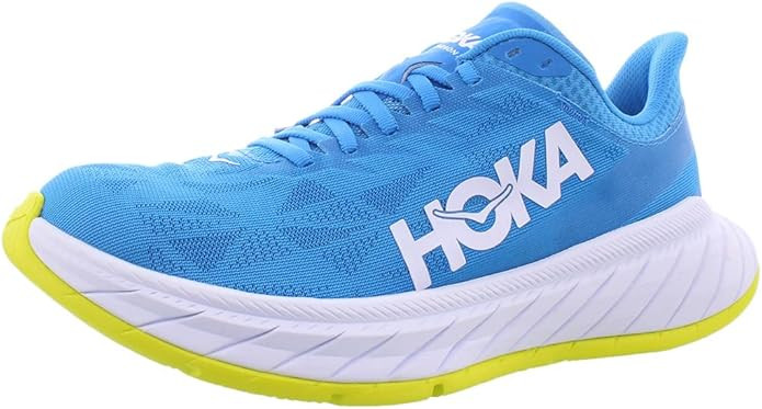 HOKA ONE Carbon X 2 Womens Shoes, Hot Coral/Black Iris | Amazon (US)