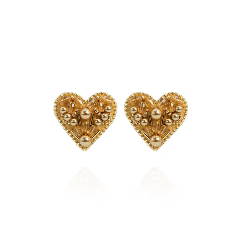 Valentina Earrings In Vintage Marigold | Wolf and Badger (Global excl. US)
