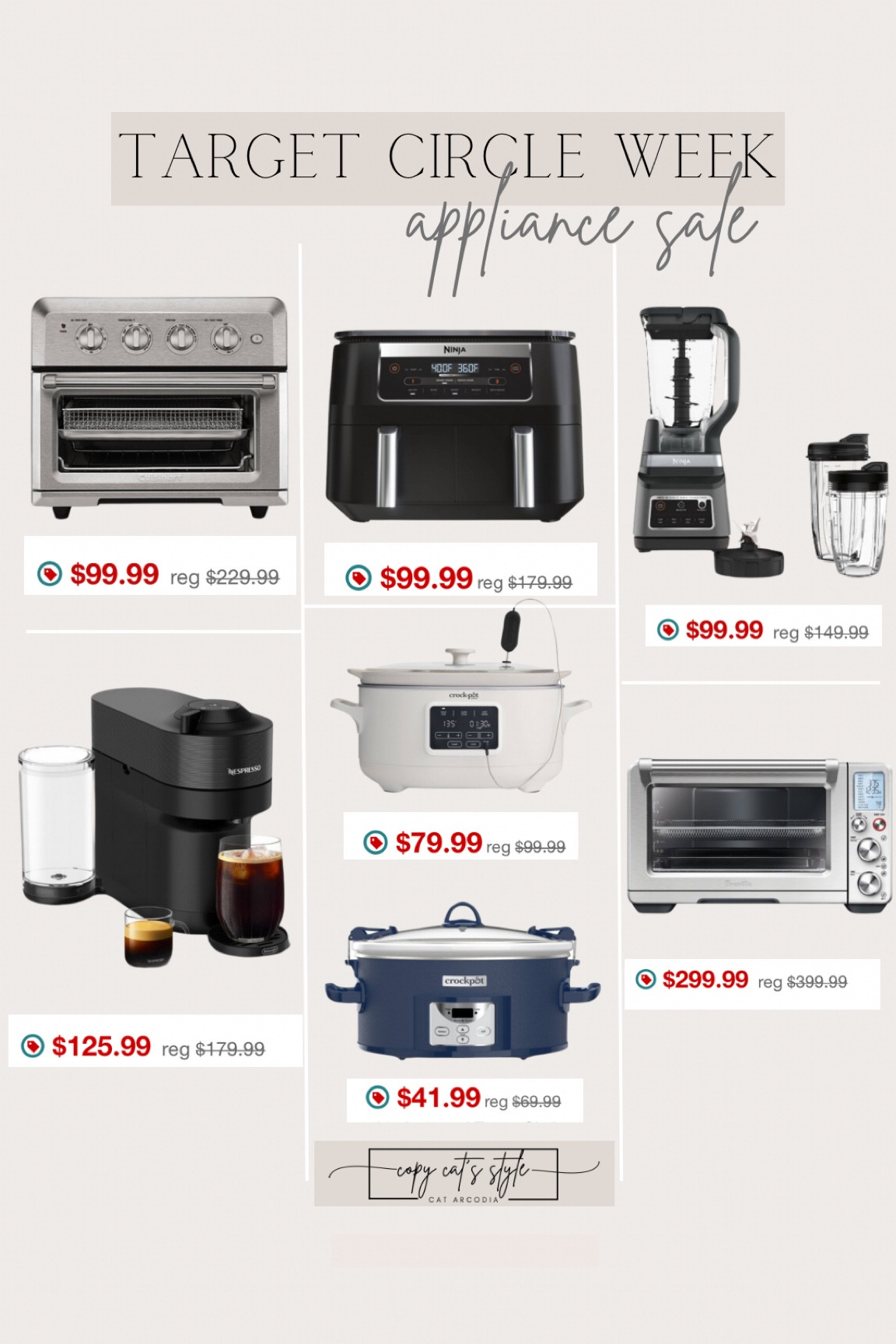 Target Circle Week Appliance Sale, small appliance sale

#LTKSaleAlert #LTKHome #LTKFindsUnder100
