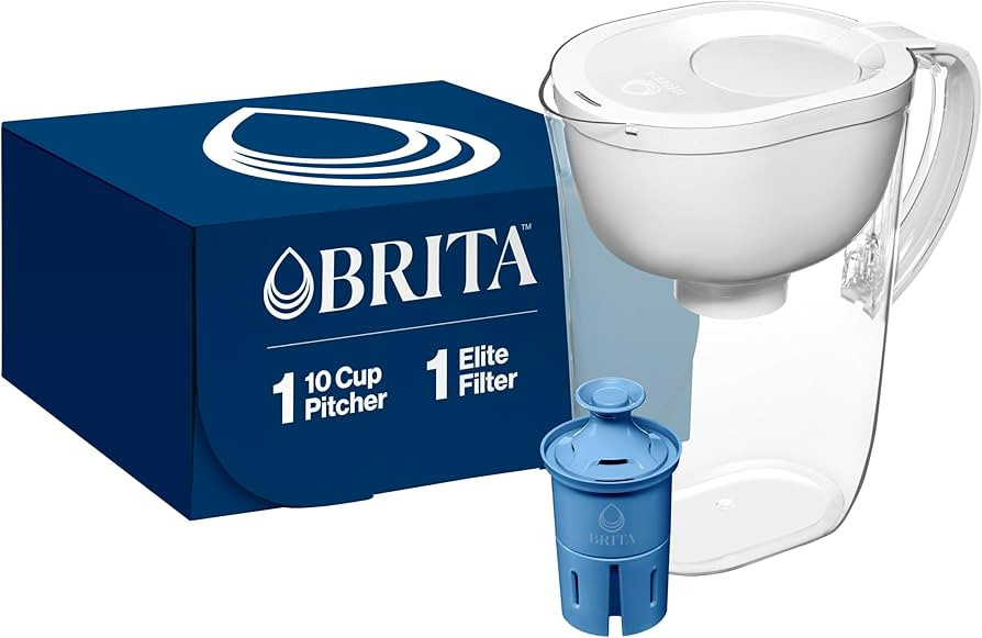 Brita Everyday Elite Water Filter Pitcher with SmartLight Filter Change Indicator, BPA-Free, Redu... | Amazon (US)