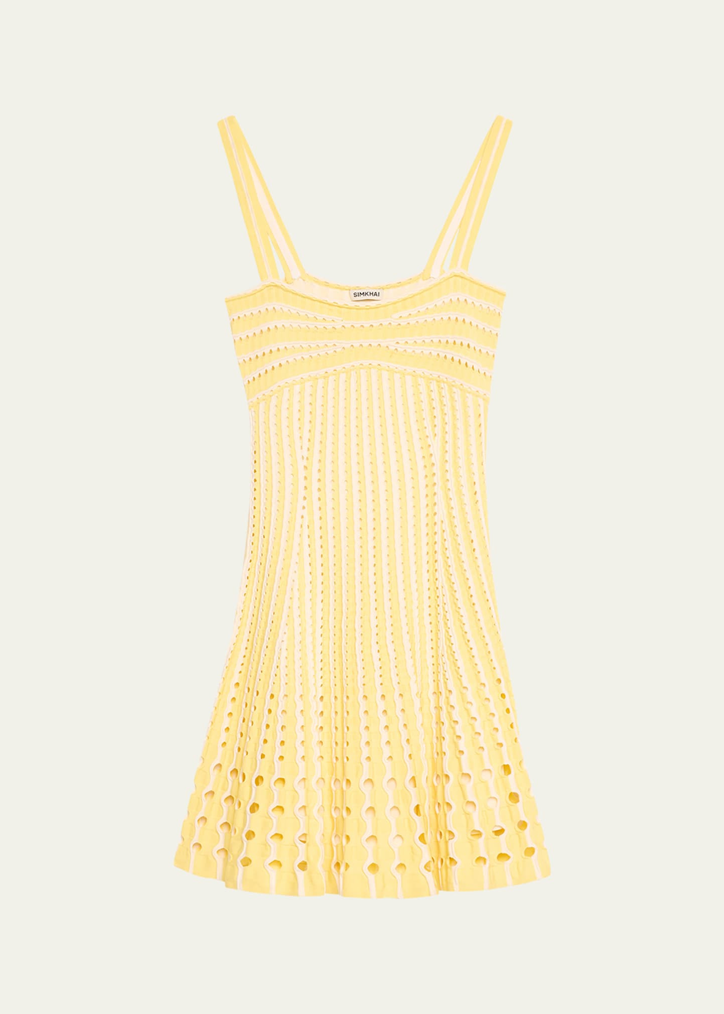 Franklin Crochet Fit & Flare Mini Dress | Bergdorf Goodman