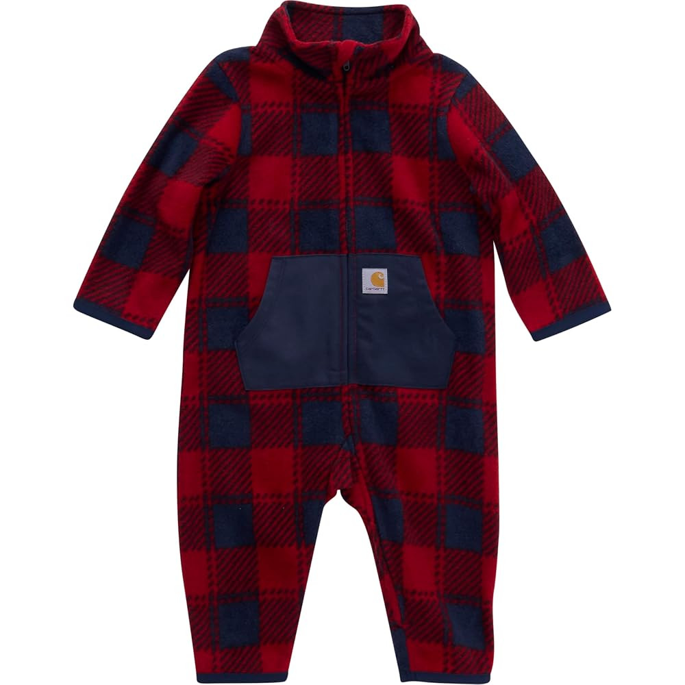 Carhartt baby-boys Long-sleeve Hooded Zip-up Footless Jumpsuit One-piece Hoodie | Amazon (US)