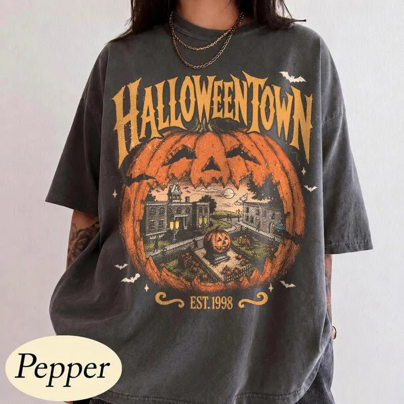 Comfort Colors\u00ae Halloweentown Est 1998 Shirt, Halloweentown University, Retro Halloweentown ... | Etsy (Global)