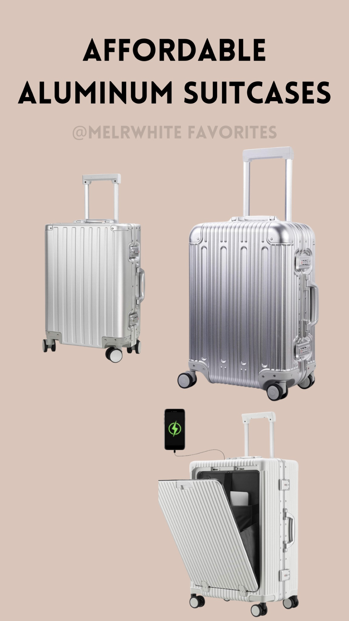 I just got the cutest aluminum suitcases. Here are some other options.

#LTKTravel #LTKFamily