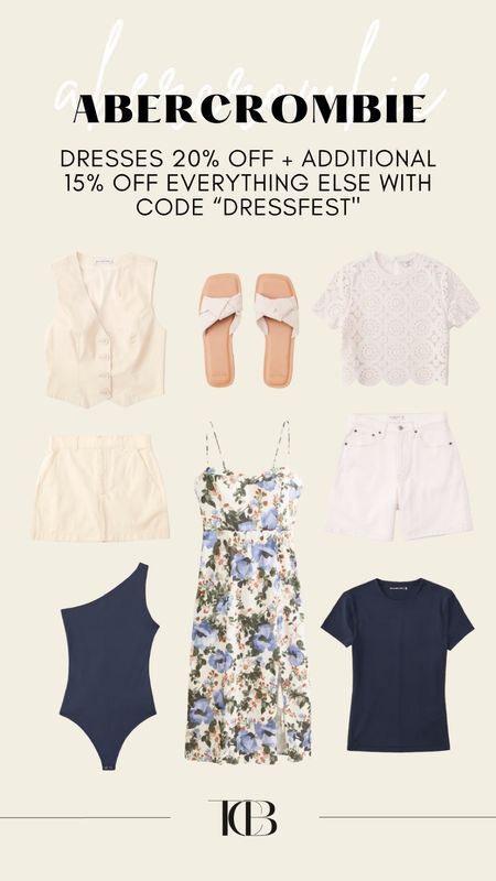 20% off dresses + additional 15% off everything else with code DRESSFEST at Abercrombie! Shop some of my summer favorites! 

#LTKSeasonal #LTKsalealert #LTKstyletip