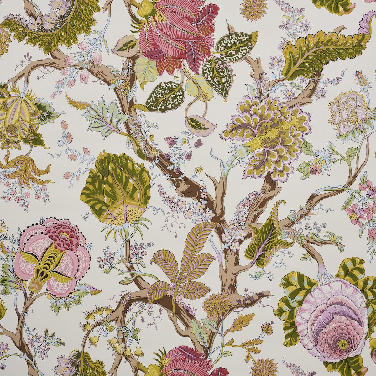 Schumacher Indian Arbre Spring Wallpaper | DecoratorsBest