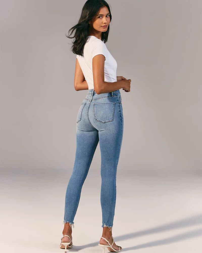 Ultra High Rise Ankle Jeans | Abercrombie & Fitch US & UK