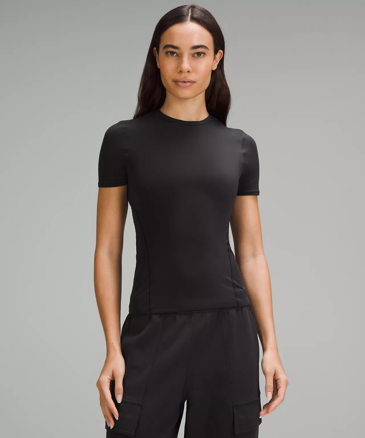Wundermost Ultra-Soft Nulu Hip-Length Crew Short-Sleeve Shirt | Women's Short Sleeve Shirts & Tee... | Lululemon (US)