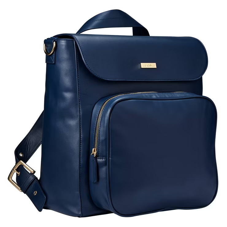 JJ Cole Vegan Leather Brookmont Backpack Diaper Bag - Oxford Navy | Target