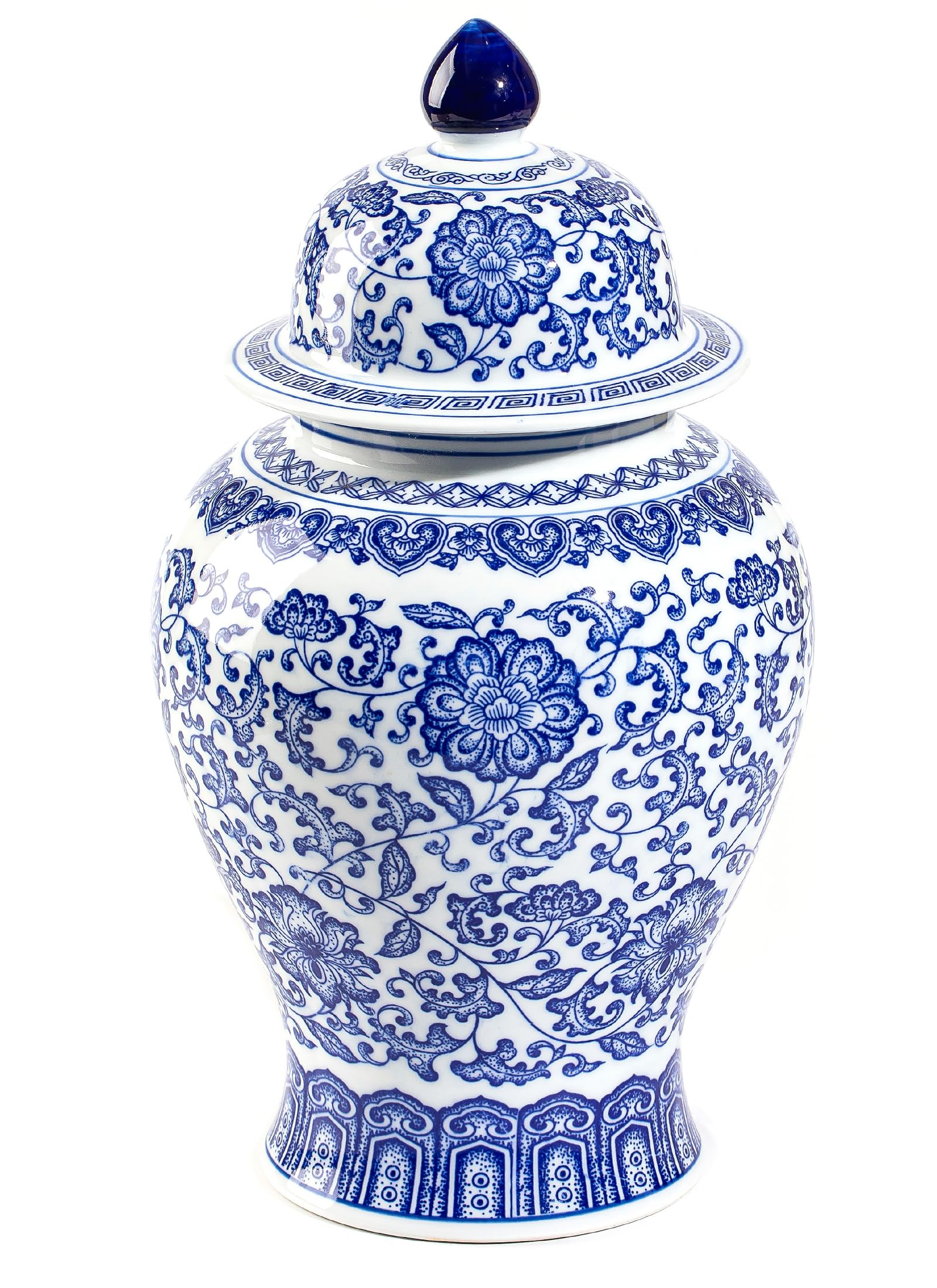 Blue and White Ginger Jars for Home Décor, Chinoiserie Porcelain, Ginger Jar Vase Decor, Good Id... | Amazon (US)