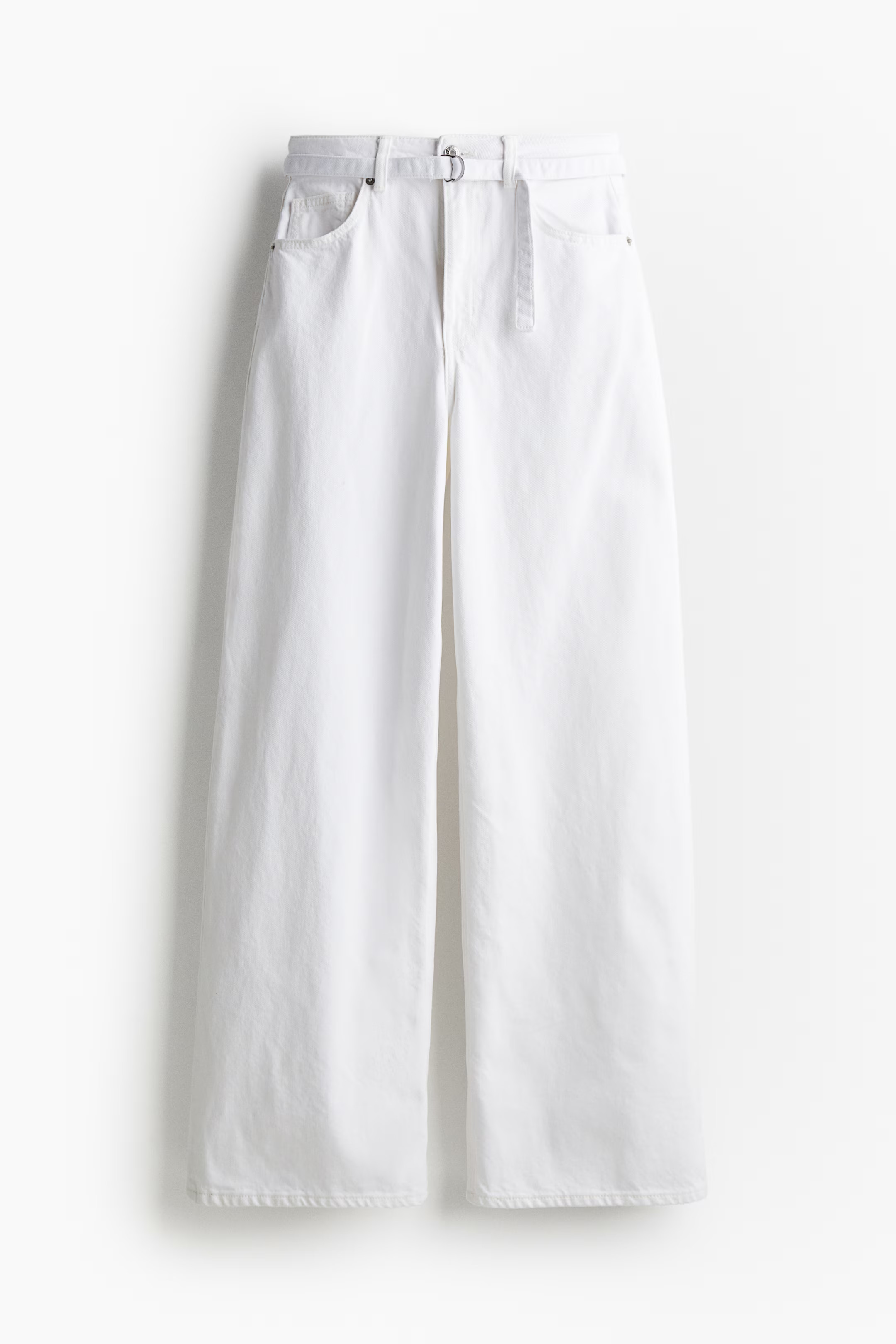 Wide-Leg Belted Jeans | H&M (US + CA)