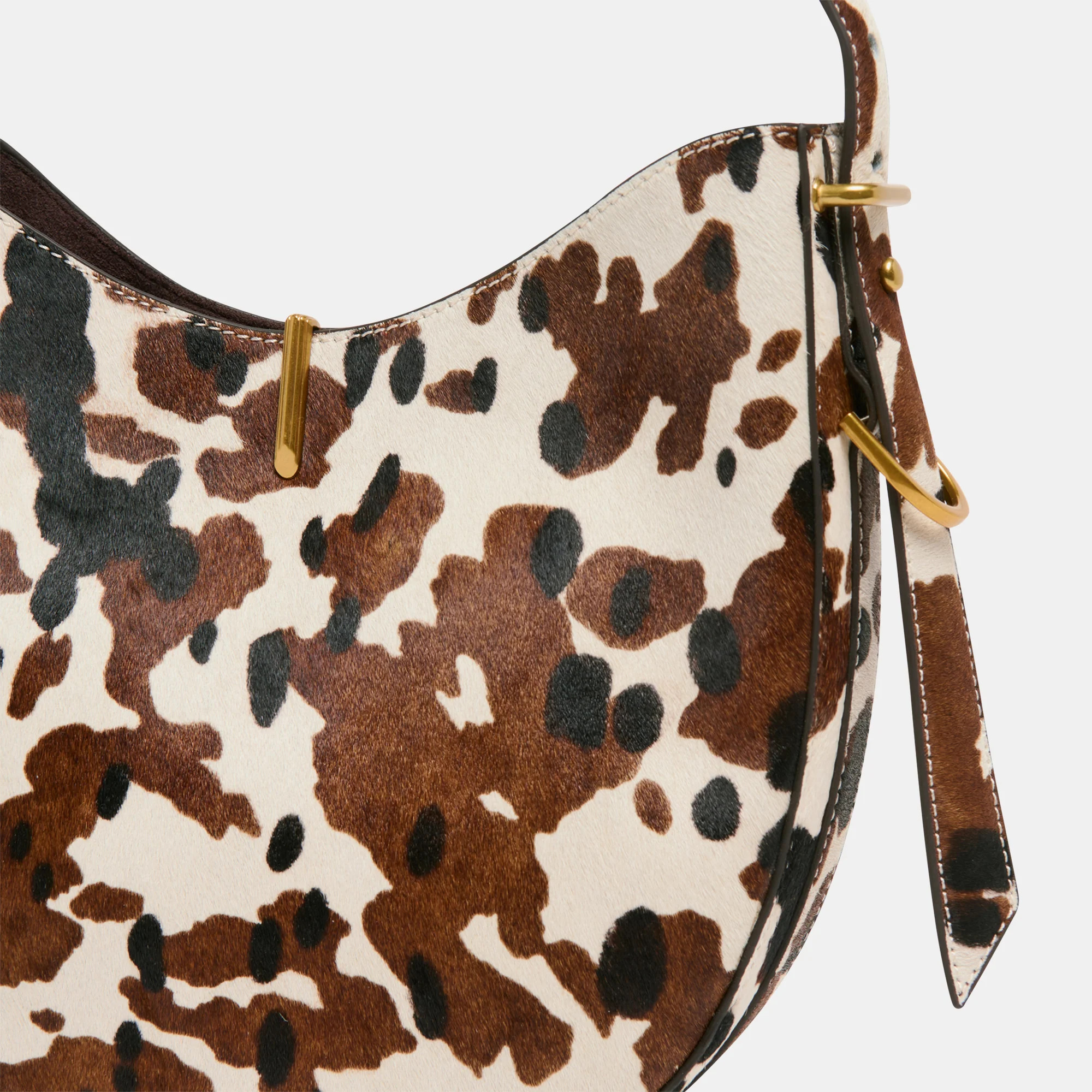 Bree Cocoa Calf Hair Shoulder Bag | Dolce Vita | DolceVita.com