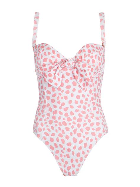 Pink and White Clara Swimsuit | Beach Flamingo