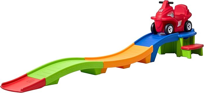 Step2 Up & Down Roller Coaster Kids Ride On Toy, Push Car, Indoor/Outdoor Playset, Made of Durabl... | Amazon (US)