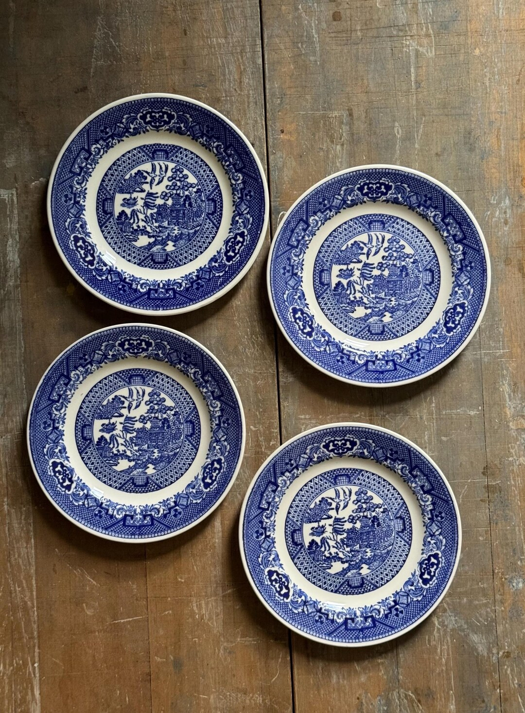 Blue Willow by Royal China – Set of 4 Small Plates – 6 1/4” – Made in USA - Etsy | Etsy (US)