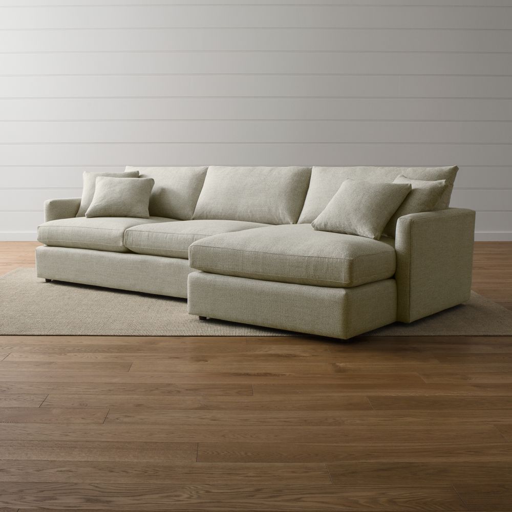 Lounge II 2-Piece Sectional Sofa | Crate & Barrel