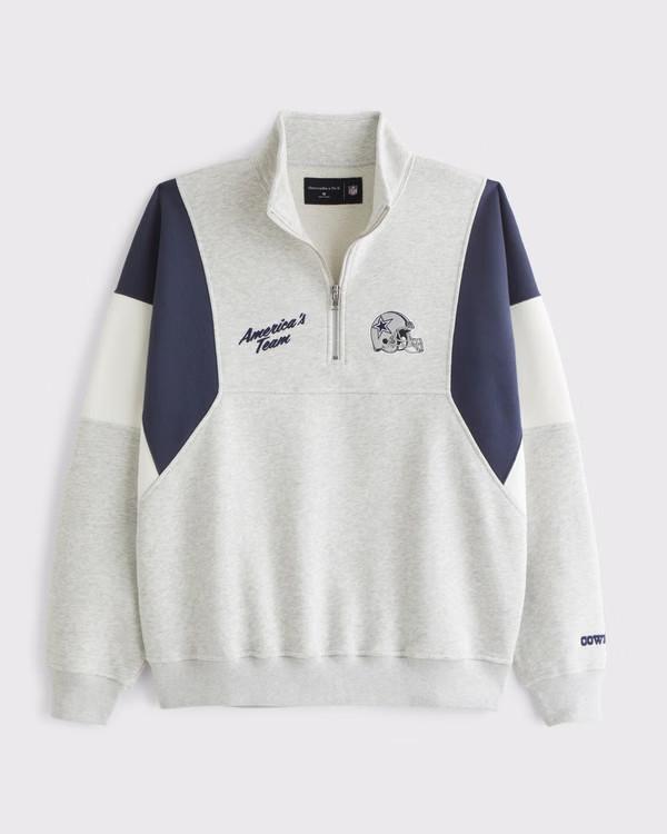 Dallas Cowboys Half-Zip Sweatshirt | Abercrombie & Fitch (US)
