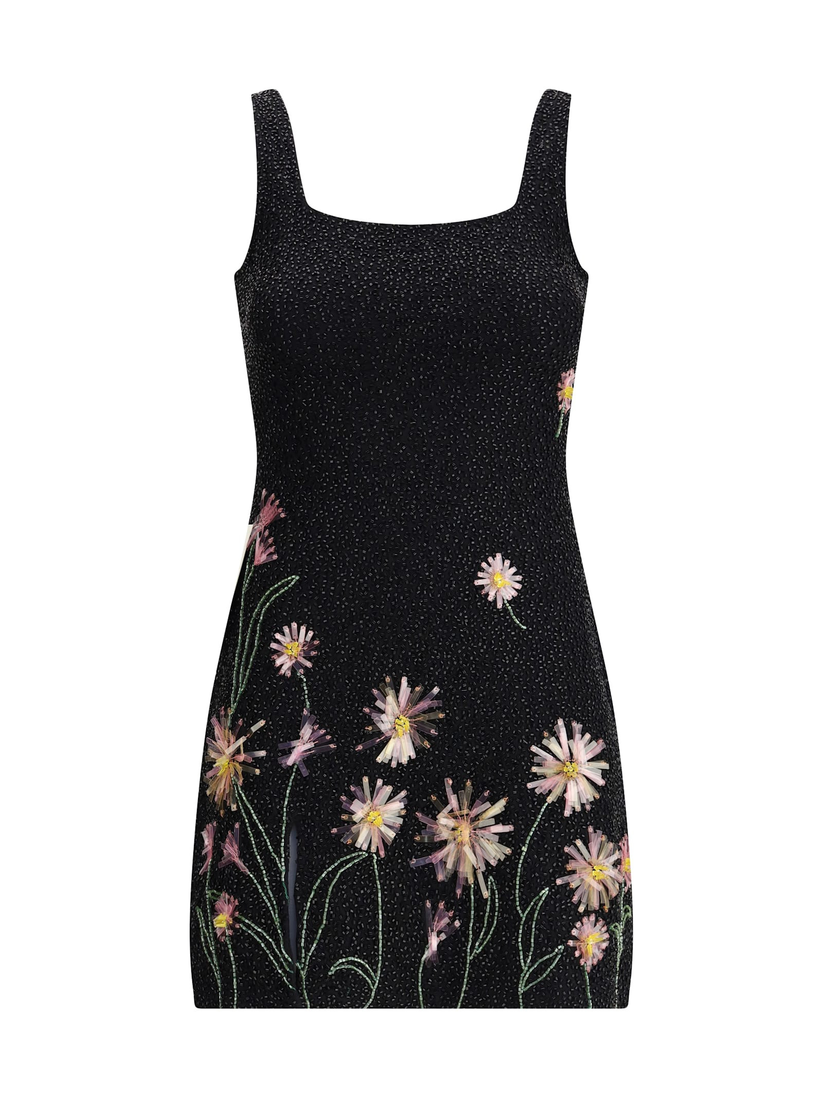 STAUD Le Sable Sequin-embellished Floral Mini Dress | Italist.com US