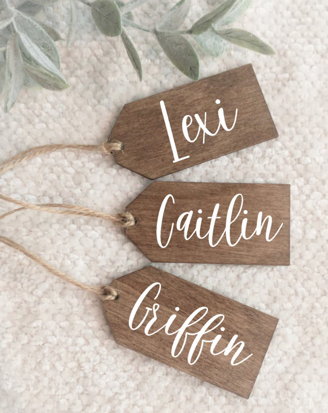 Personalized Wooden Christmas Name Tags for Stockings and Gifts Custom - Etsy | Etsy (US)