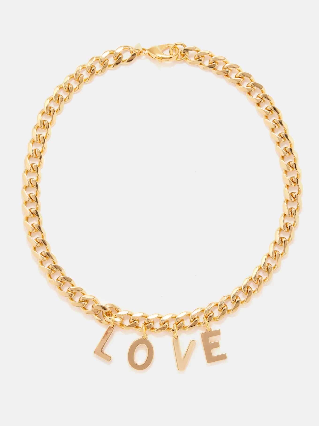 Love Letter 14kt gold-plated necklace | Joolz by Martha Calvo | Matches (EU)