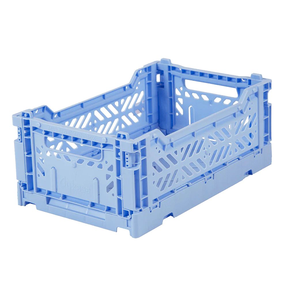 Folding Crate, Baby Blue - 2 Size Options | Shop Sweet Lulu