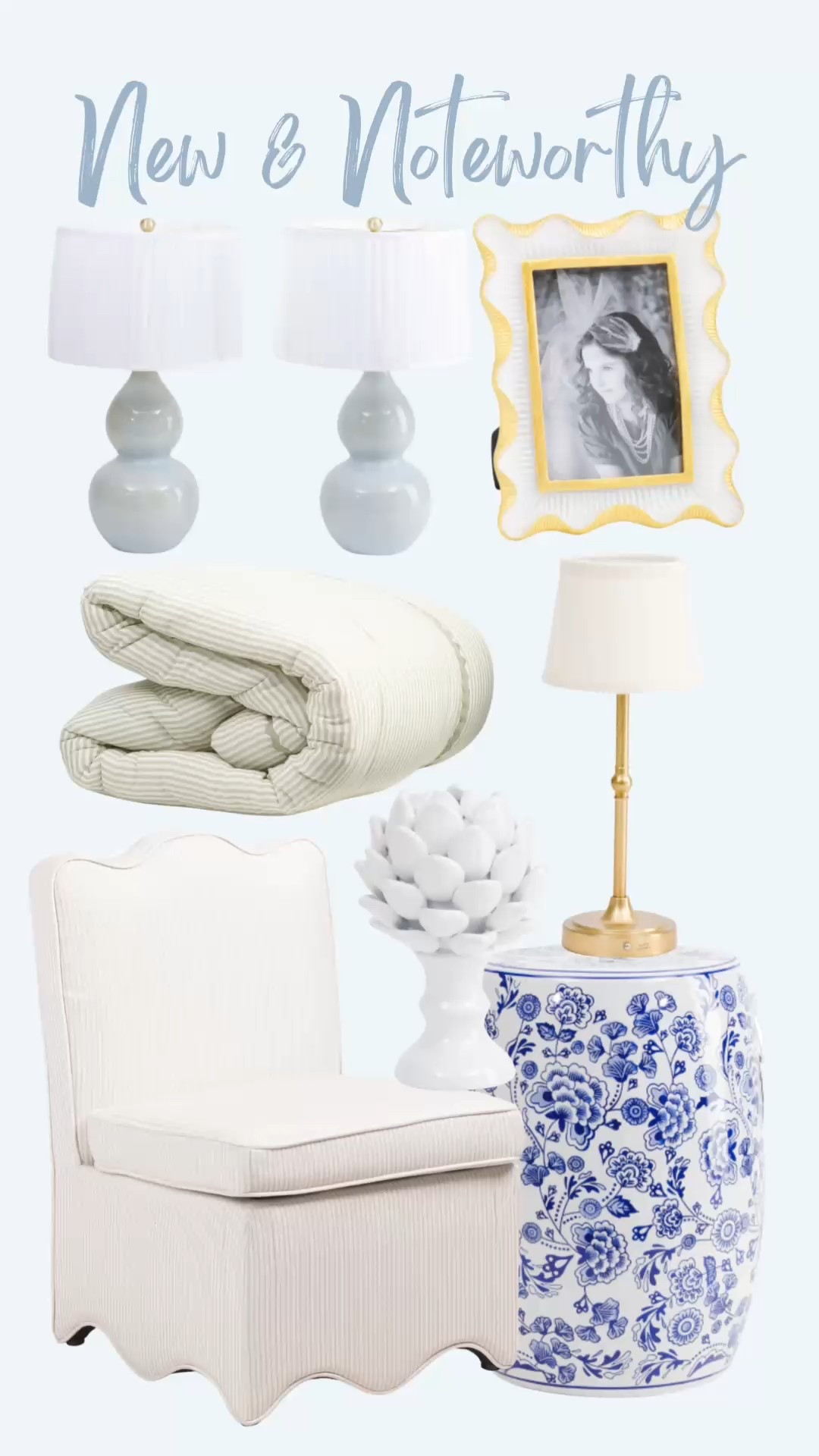 New home arrivals! 

Home decor, home decorating, home, refresh, spring, home, decor, blue, and white home decor, grand millennial home, classic coastal home, decor, coastal style home, look for less ￼
