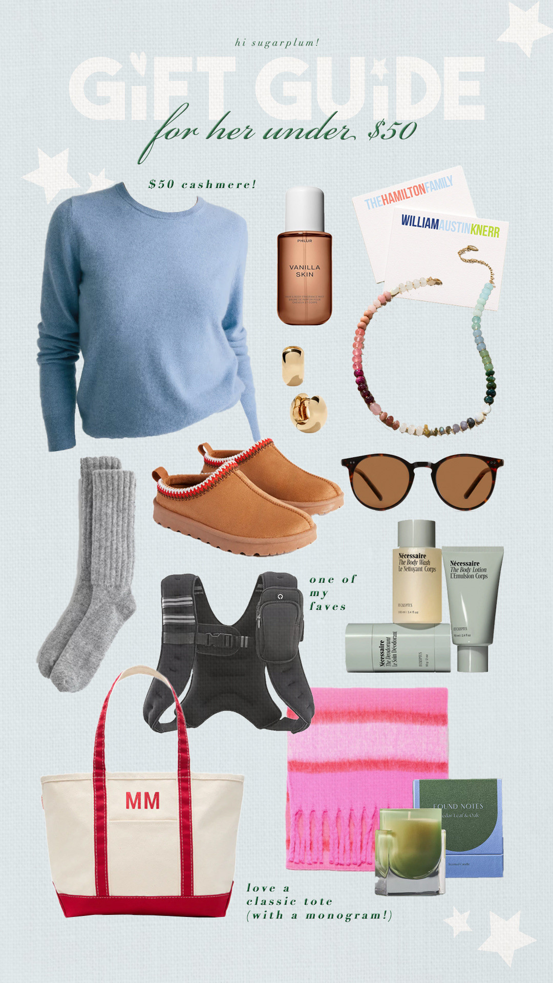 Sugarplum Gift Guide | Gifts For Her Under $50 #sugarplumstyle #sugarplumgifts #holiday #giftguide 

 #LTKGiftGuide #LTKHoliday #LTKFindsUnder50