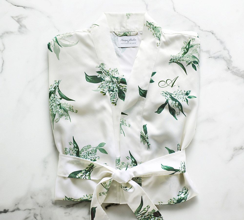 Monique Lhuillier Lily of the Valley Robe | Pottery Barn (US)