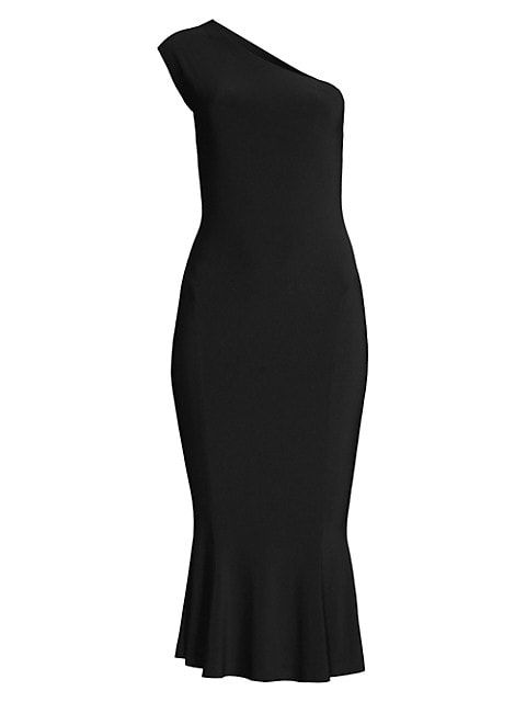 One Shoulder Fishtail Dress | Saks Fifth Avenue