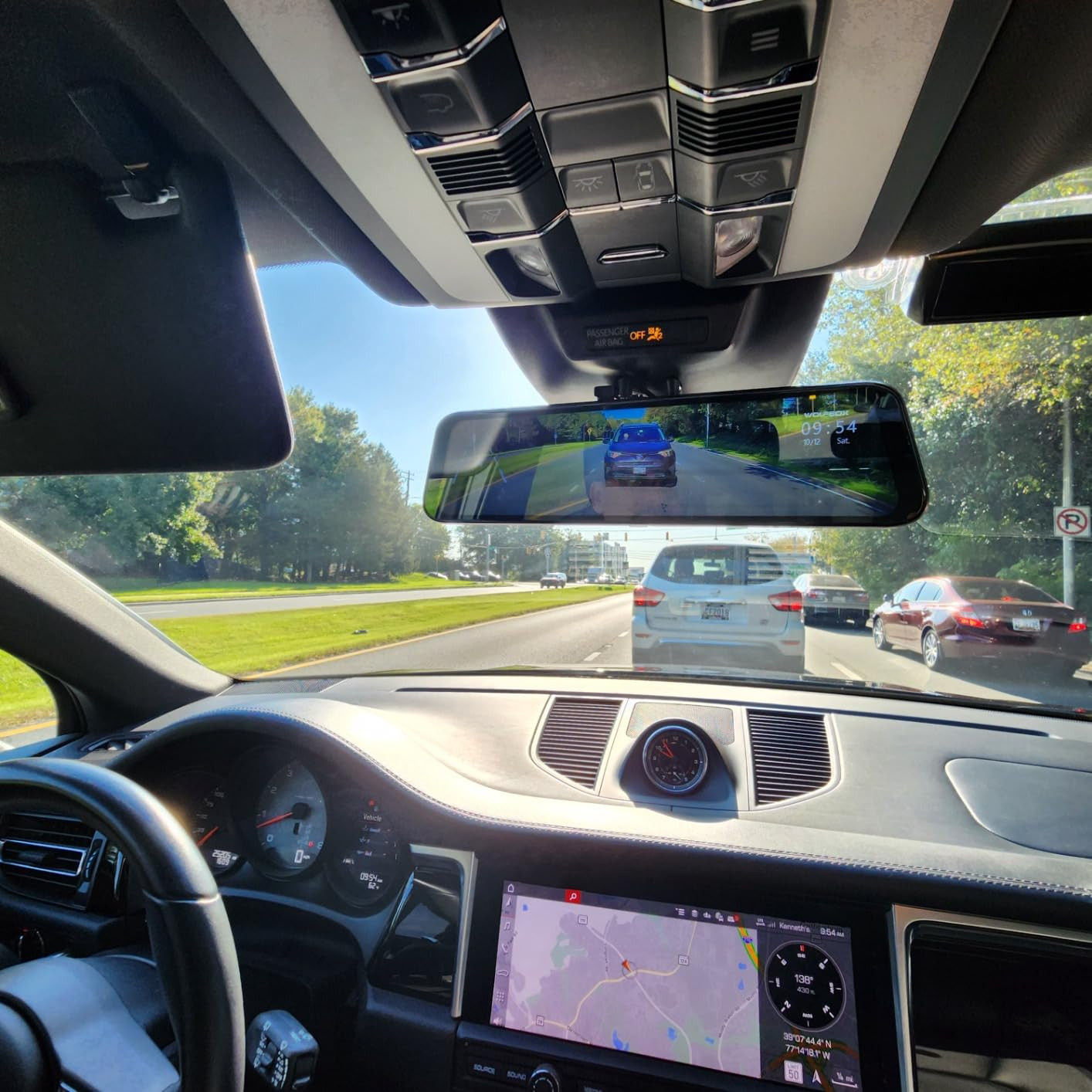 WOLFBOX G840S 12" 4K Mirror Dash Cam Backup Camera, 2160P Full HD Smart Rearview Mirror for Cars ... | Amazon (US)