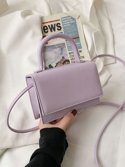 Top Handle Flap Square Bag | SHEIN