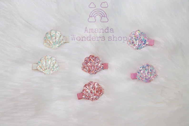 Seashell Hair Clip - Etsy | Etsy (US)